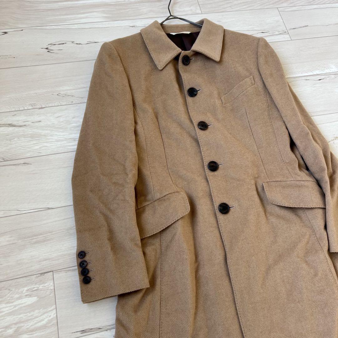 Paul Smith Collection キャメル100% チェスターコート - メルカリ