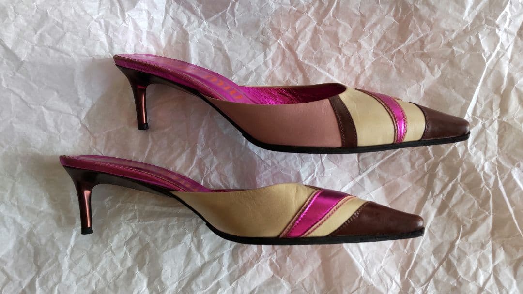 Vintage Miu Miu 稲妻 イナズマ ミュール 37 Y2K 古着 - メルカリ