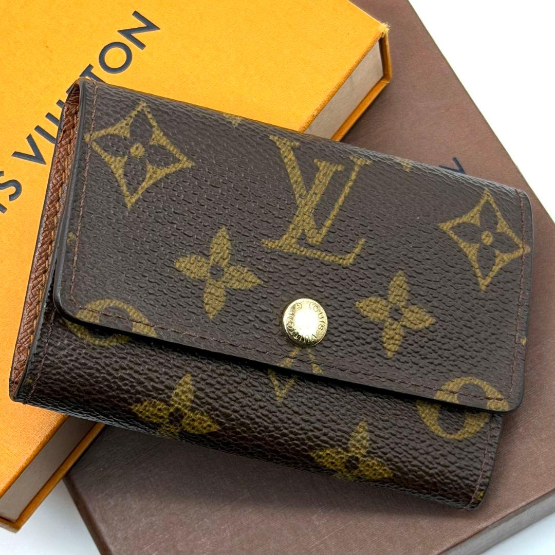 良品 ルイヴィトン モノグラム ミュルティクレ6 キーケース 6連 鍵 key