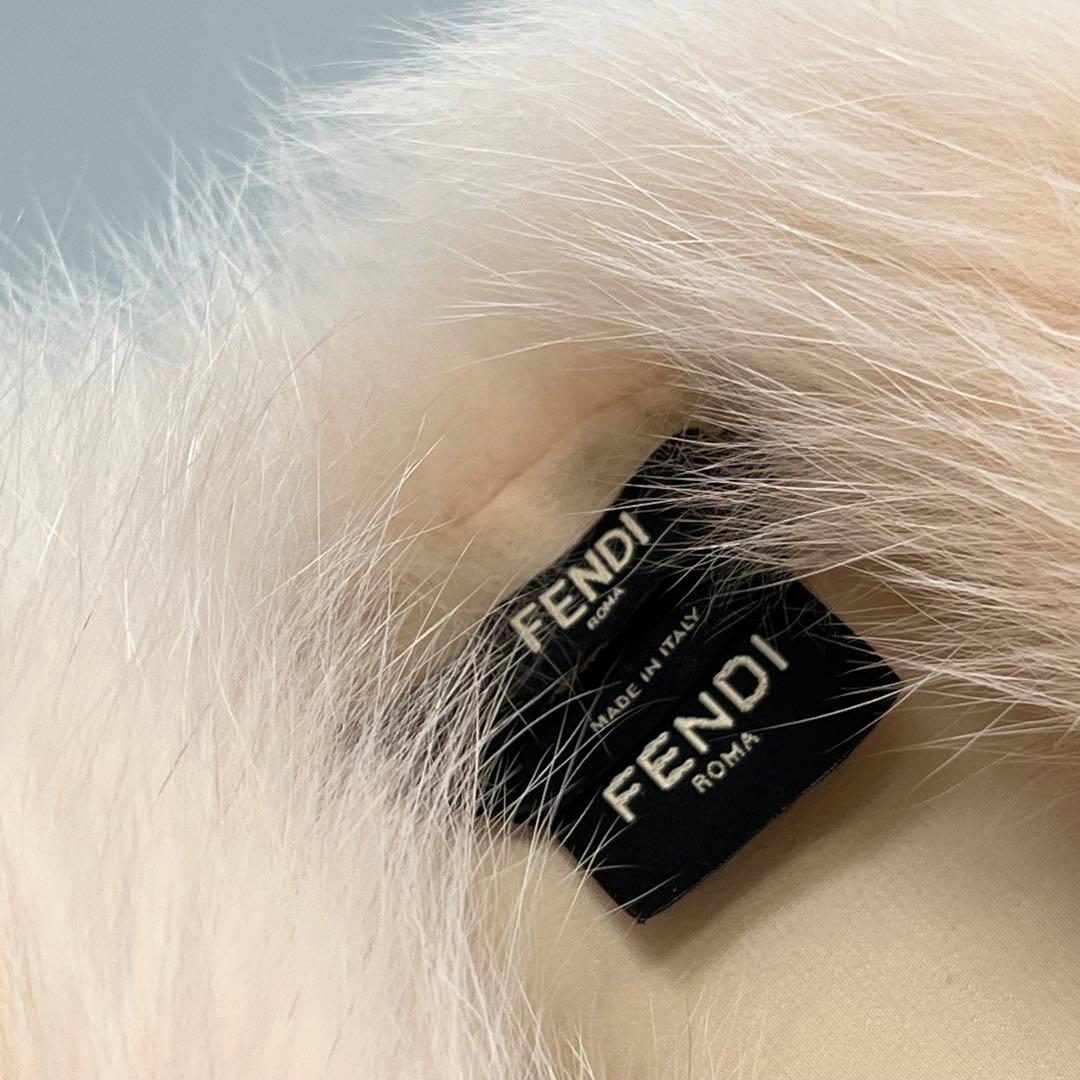 極美品】フェンディ フォックス ファー ストール マフラー ポーチ付き