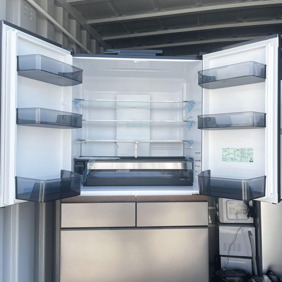 取付無料！最新！日立まるごとチルド 奥行きスリムモーブグレー大容量