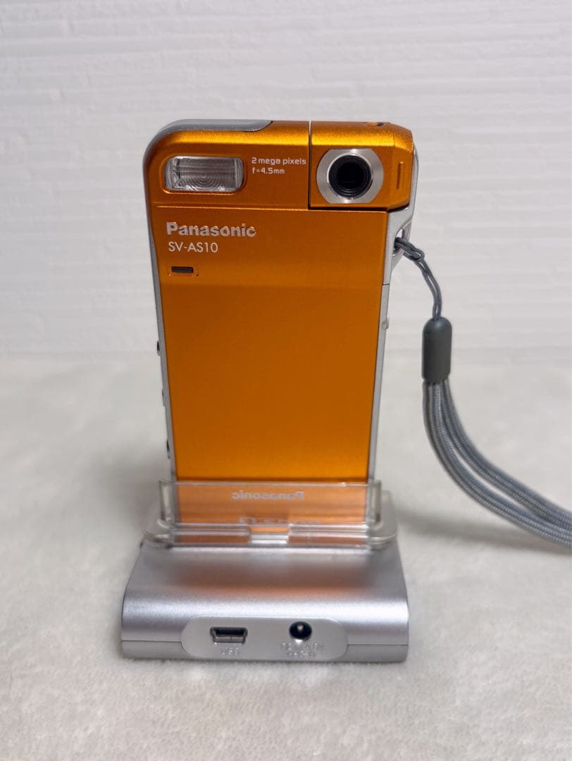 Panasonic D-snap SV-AS10 オレンジ - ビデオカメラ販売 中