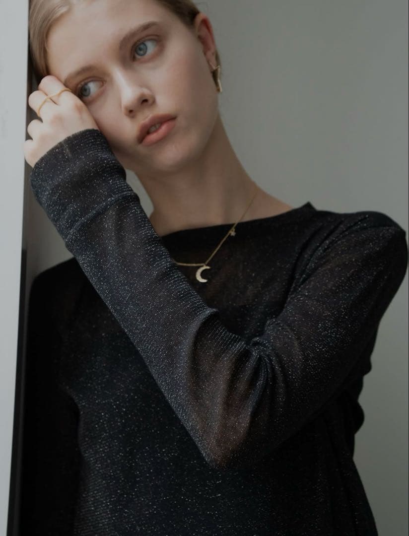 新品trefleplus ラメシアーカットソー ラメシアーカットソー | Tops,Tシャツ | | TREFLE＋1（トレフルプラス