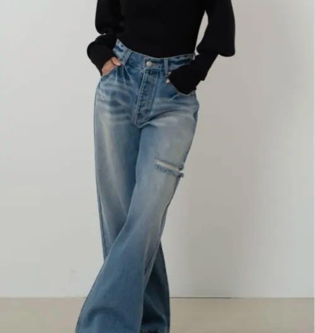 SENEE ルーズビンテージライクデニム loose vintage like denim（ルーズビンテージライクデニム）（デニム