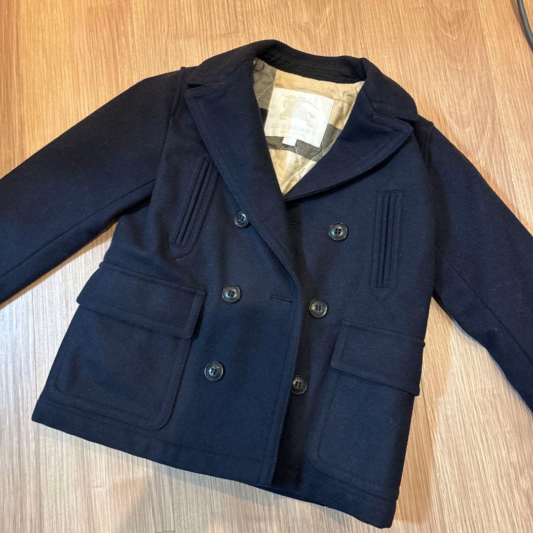 BURBERRY 子供用ネイビーウールコート 6Y 中古・古着通販】BURBERRY CHILDREN (バーバリー チルドレン) ダッフル