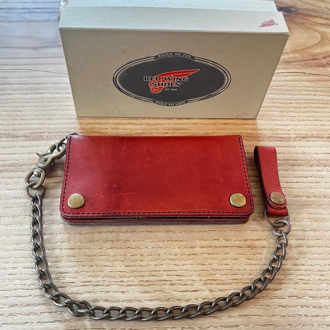 レッドウィング 本革ウォレットチェーン長財布 箱付 レッドウィング 本革ウォレットチェーン長財布 箱付 - メルカリ