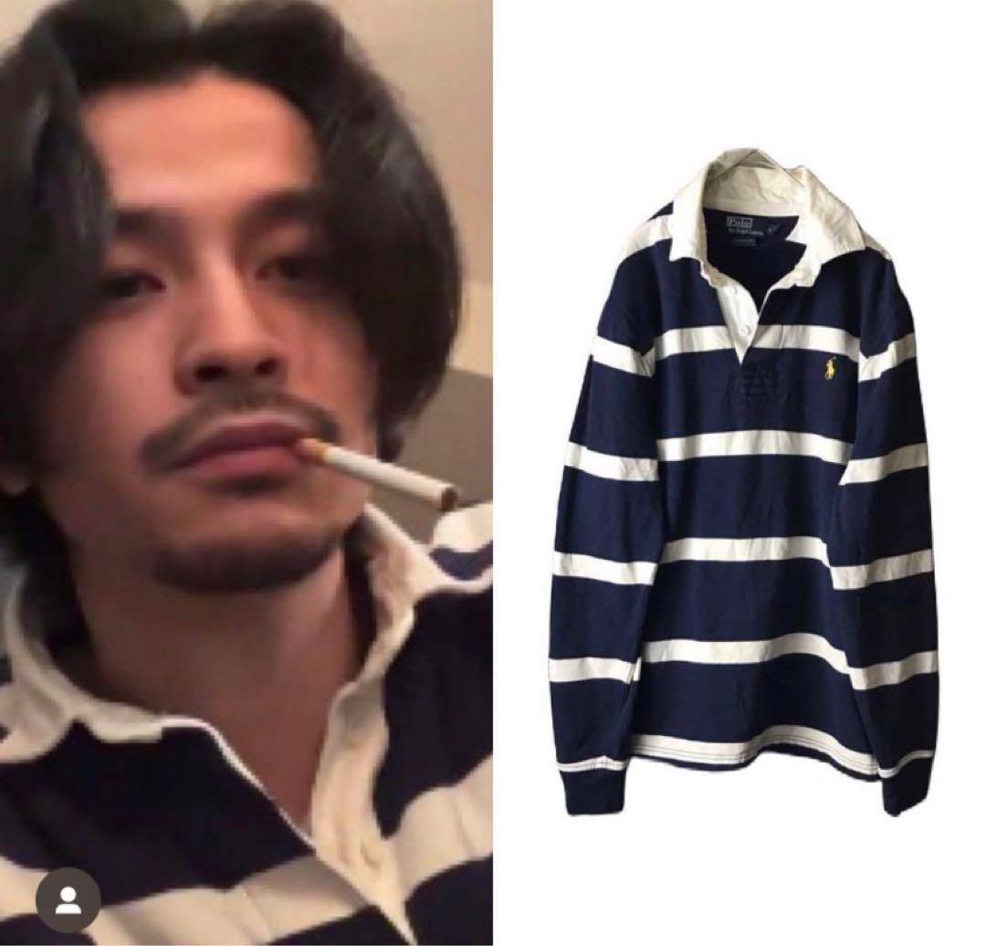 King Gnu 常田着用 ラルフローレン ラガーシャツ 90s - メルカリ