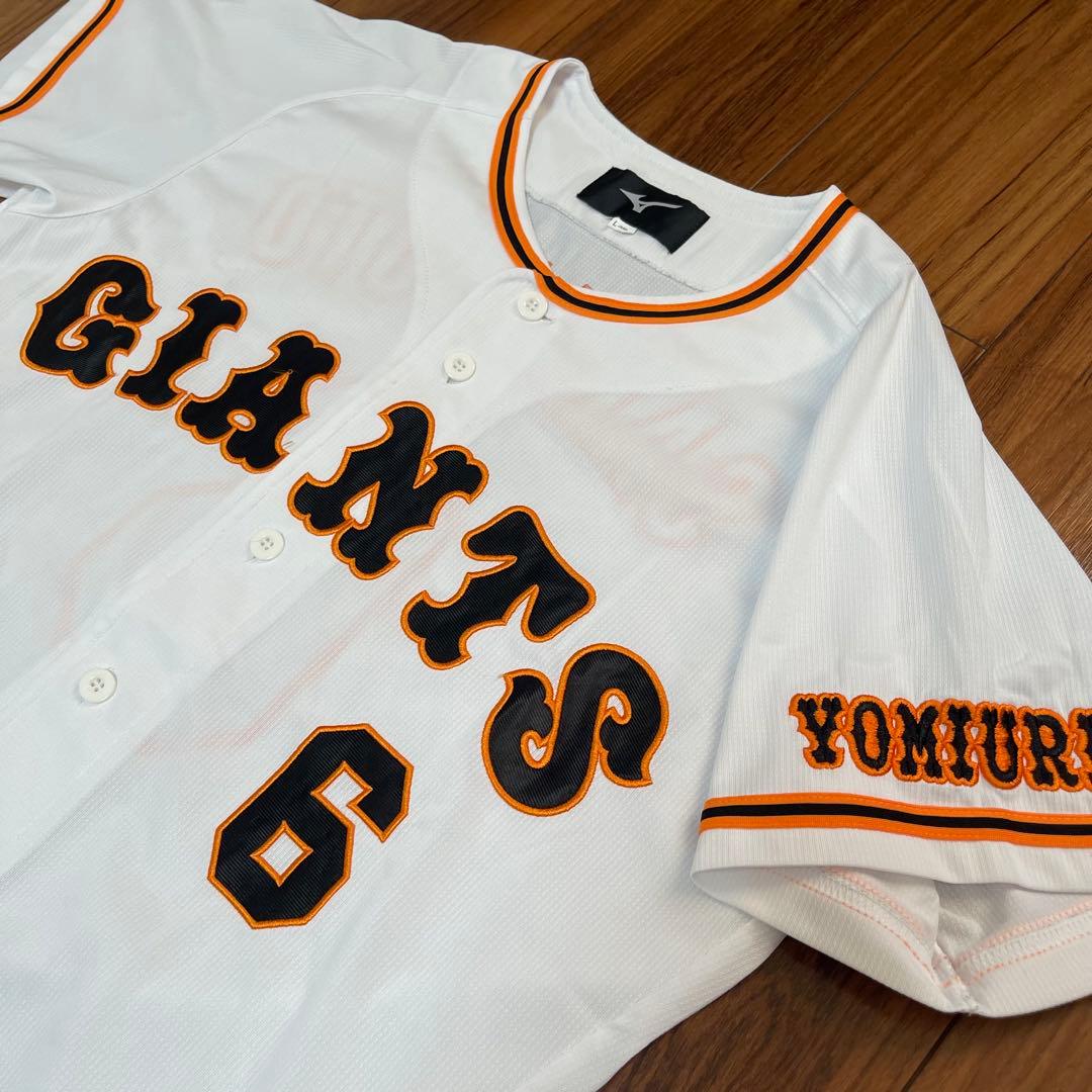 美品】 MIZUNO 読売ジャイアンツ ユニフォーム #6 坂本 L 巨人 白