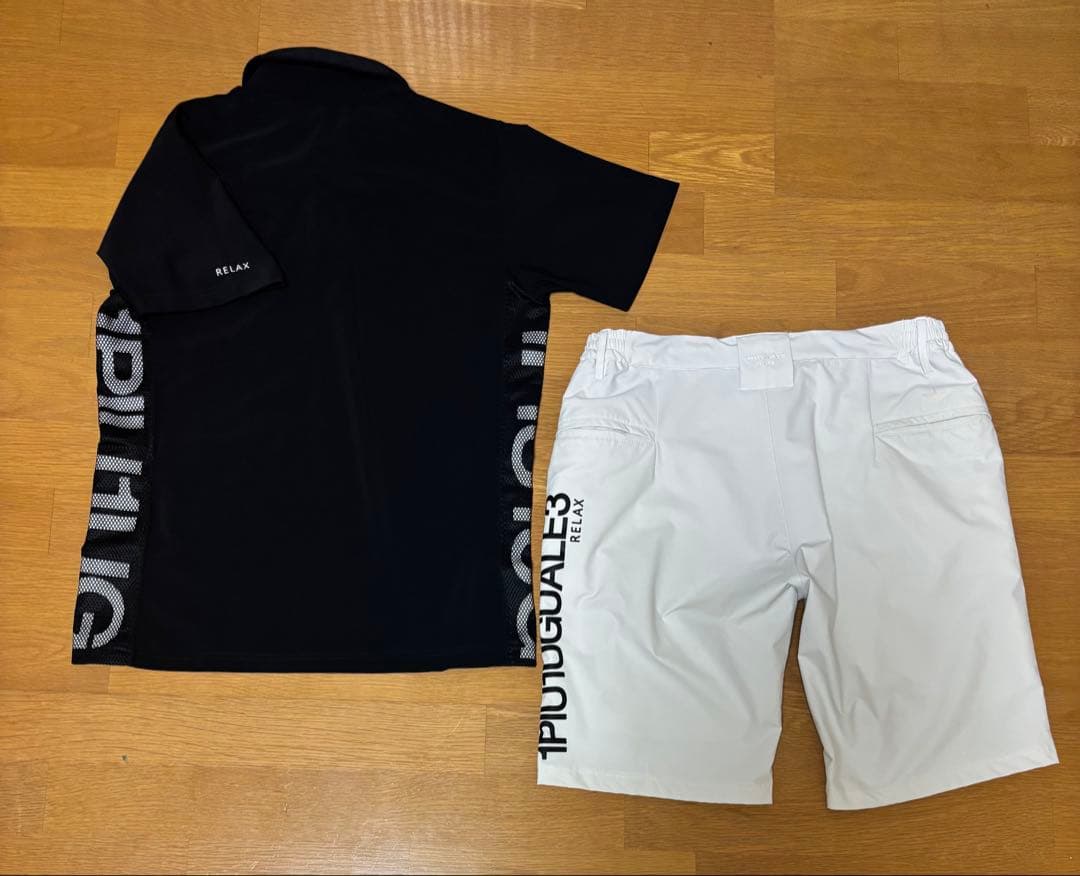 ウノピゥウノウグァーレトレ リラックス ポロシャツとパンツ 2点