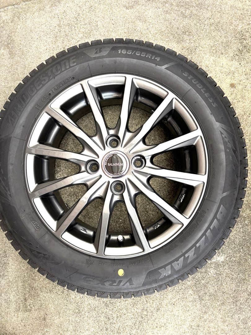 evian165/65/14 ブリヂストン　ブリザックVRX3スタッドレス