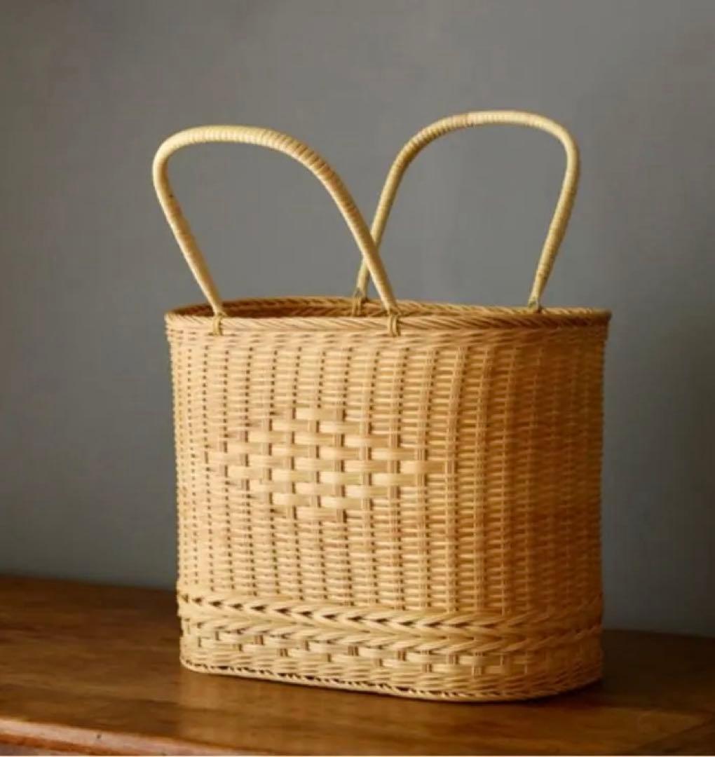 松野屋　籐の手提げ　かご 松野屋 籐の手提げかご | TOKILABOトキラボ