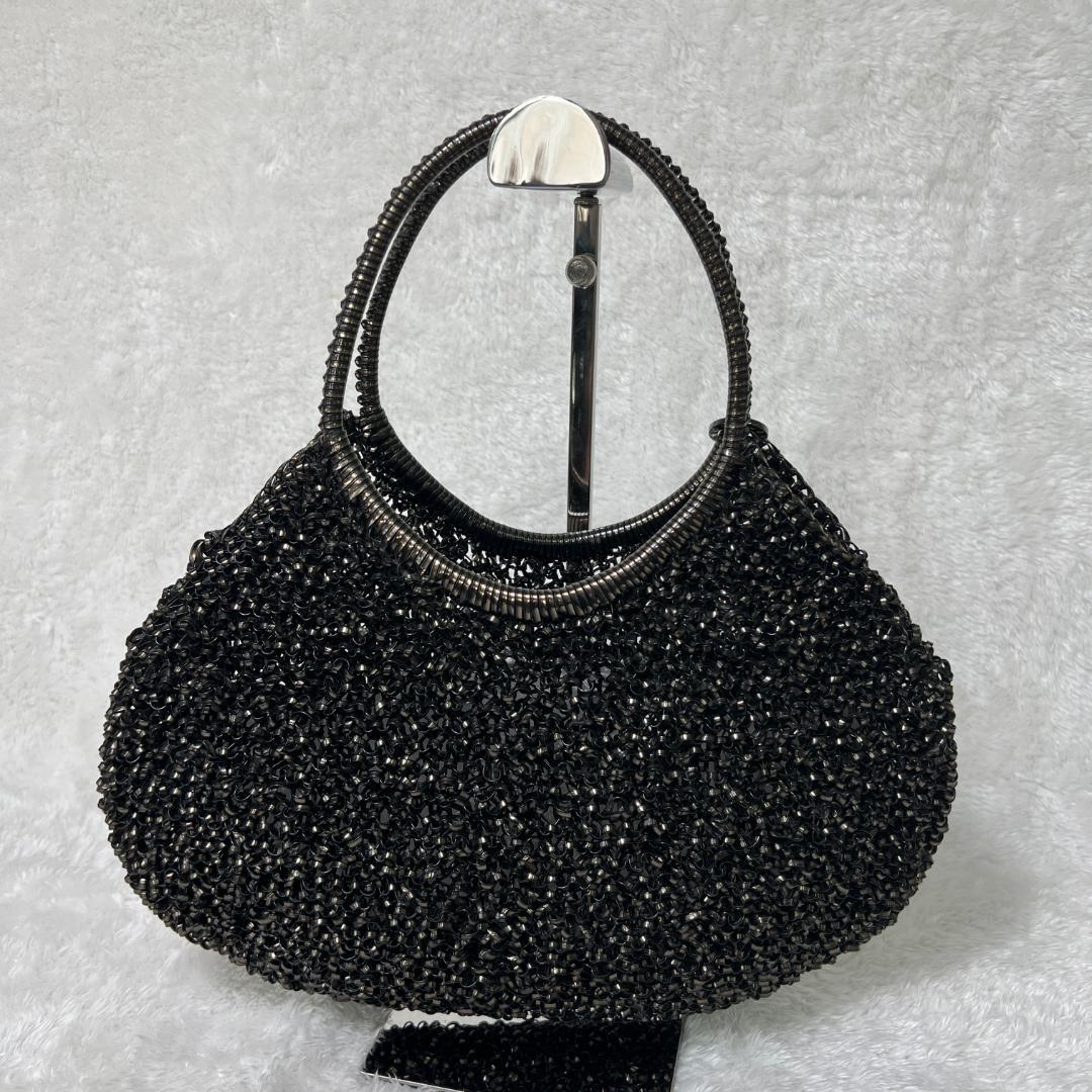 《希少》アンテプリマ ワイヤーバッグ メタリックブラック