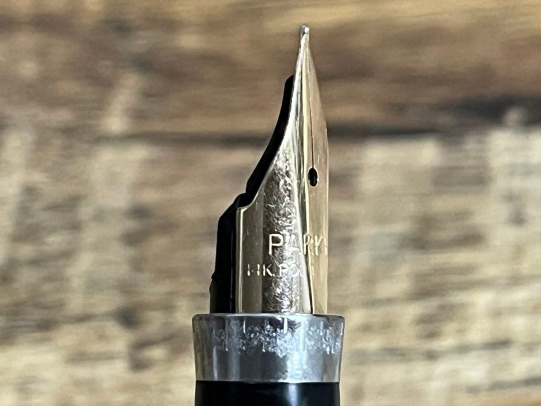 パーカー 75 シズレ スターリングシルバー 天冠フラットトップ XF