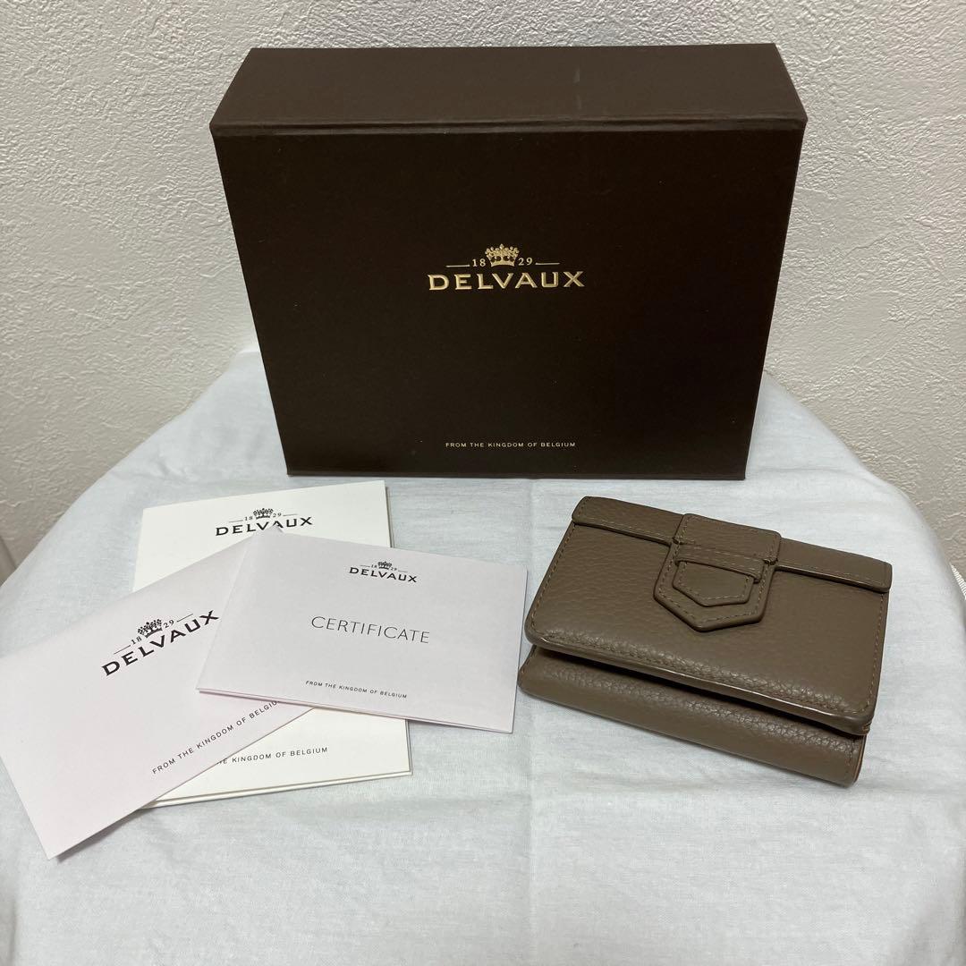 DELVAUX/デルヴォー プレッセ トライフォールド ウォレット 三つ折り