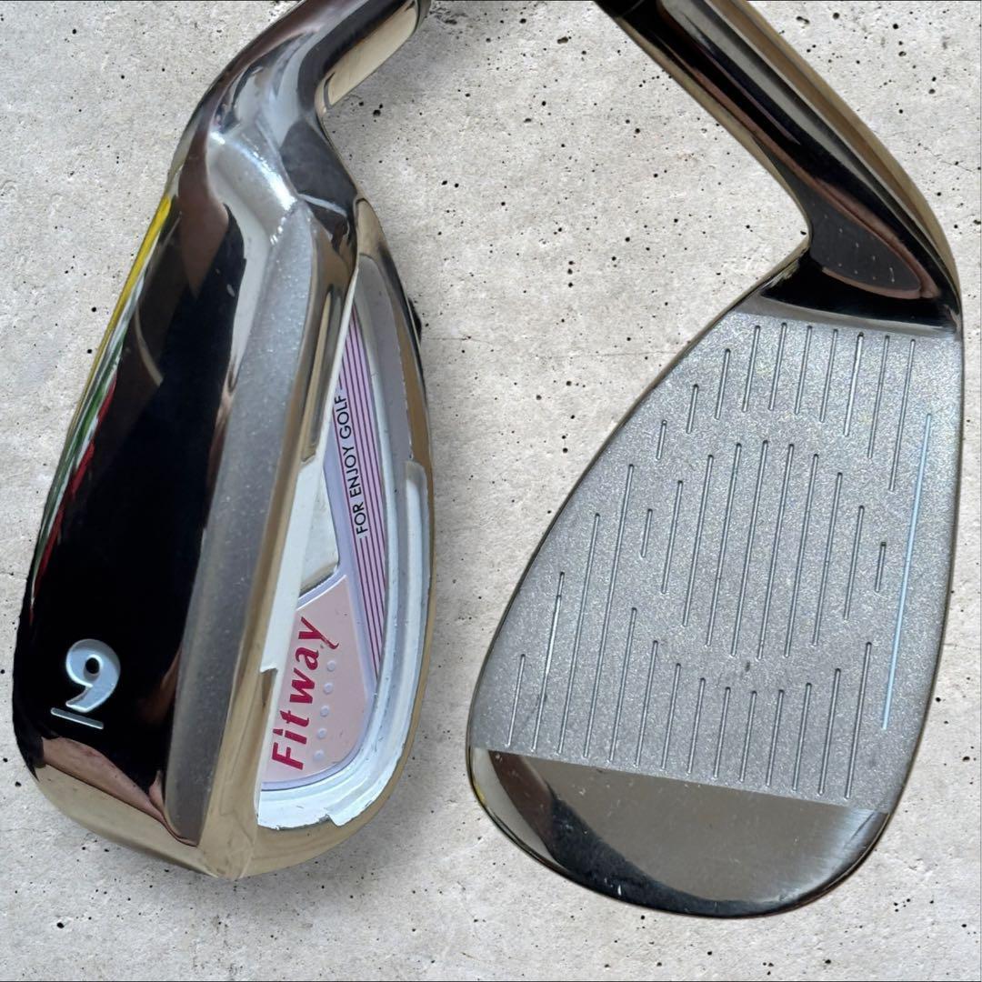 Fitway フィットウェイ レディース ゴルフクラブ ハーフセット 7本