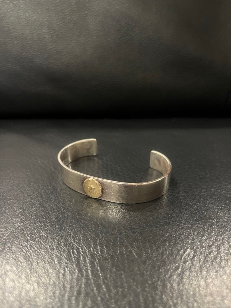 goro's風 シルバー 18K バングル ゴールドメタル付き ゴローズ風 goro's風 シルバー 18K バングル ゴールドメタル付き ゴローズ風