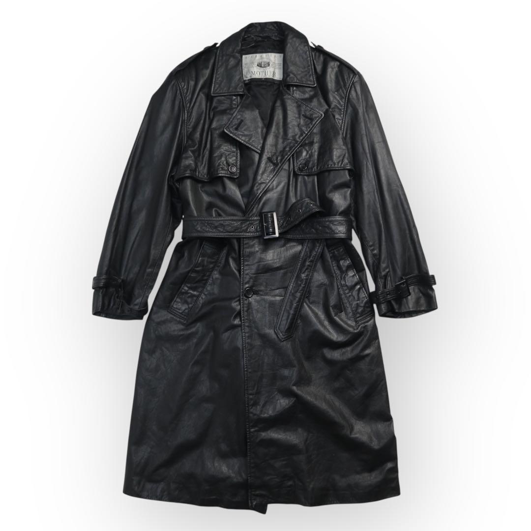 HARAJUKU MOTHER レザー トレンチコート マキシ ロングコート Yahoo!オークション -「harajuku mother」の落札相場・落札価格
