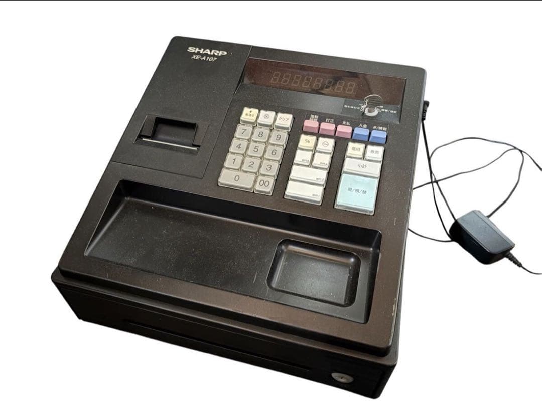 パ*ー様 SHARP ZE-A10 レジスタ ブラック値下げ交渉可能 シャープ電子レジスター XE-A107