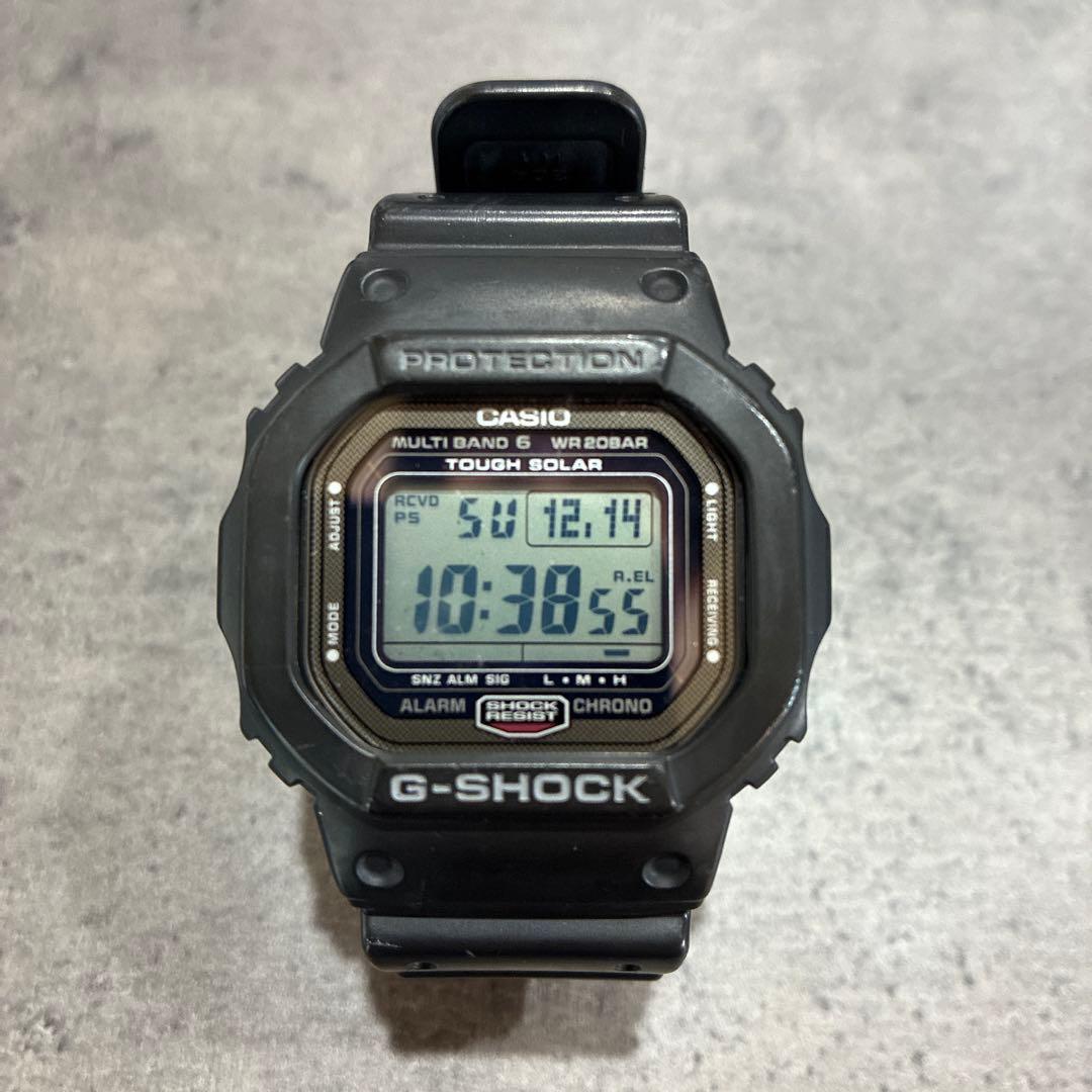 n*）様 極美品 G-SHOCK GW-5000 電波ソーラー ブラック メタル G-SHOCK ヘリテージシリーズ GW-5000HS-1JF メンズ 電波ソーラー
