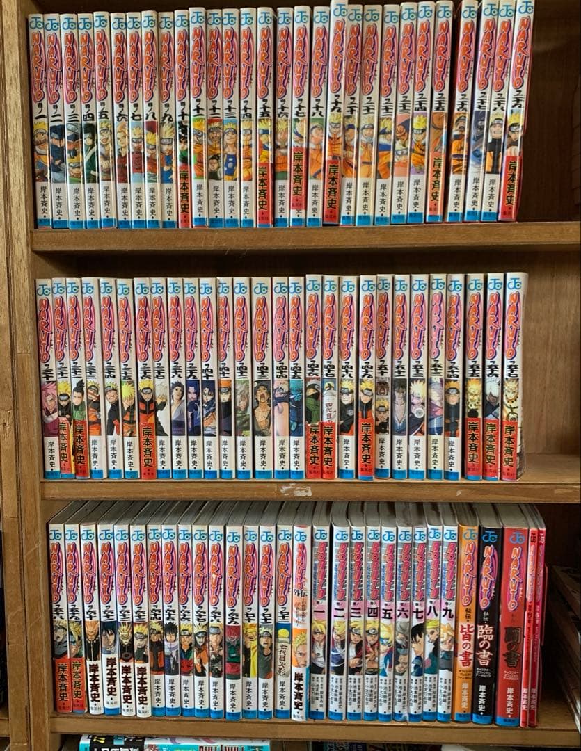 ナルト全巻＋関連本セット ナルト 全巻 セット 全72巻 naruto 外伝 岸本 斉史 全巻セット 表紙