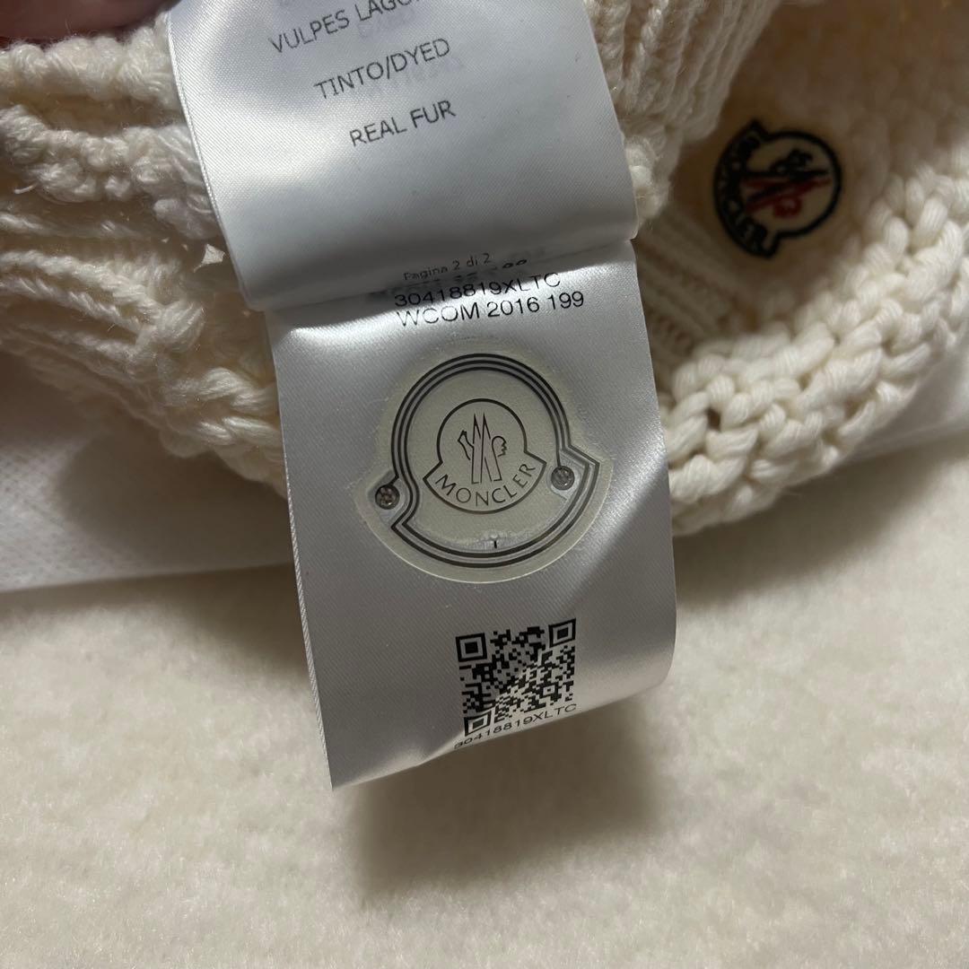 MONCLER モンクレール KIDS フォックスファー ニットキャップ - メルカリ