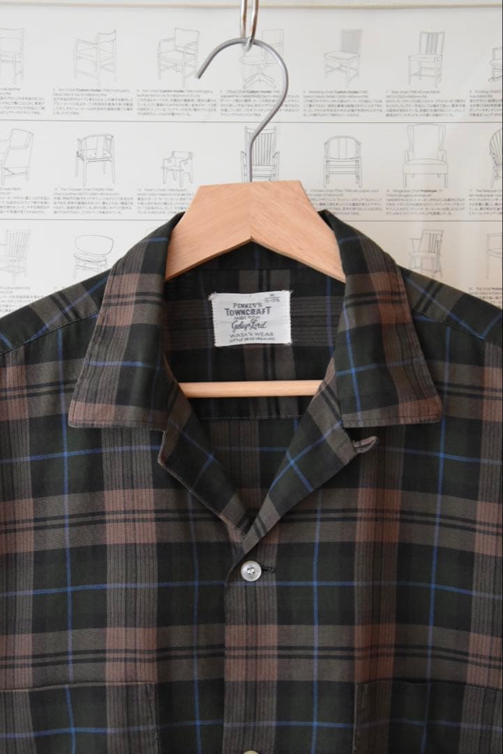 60s towncraft 開襟 シャツ M - メルカリ