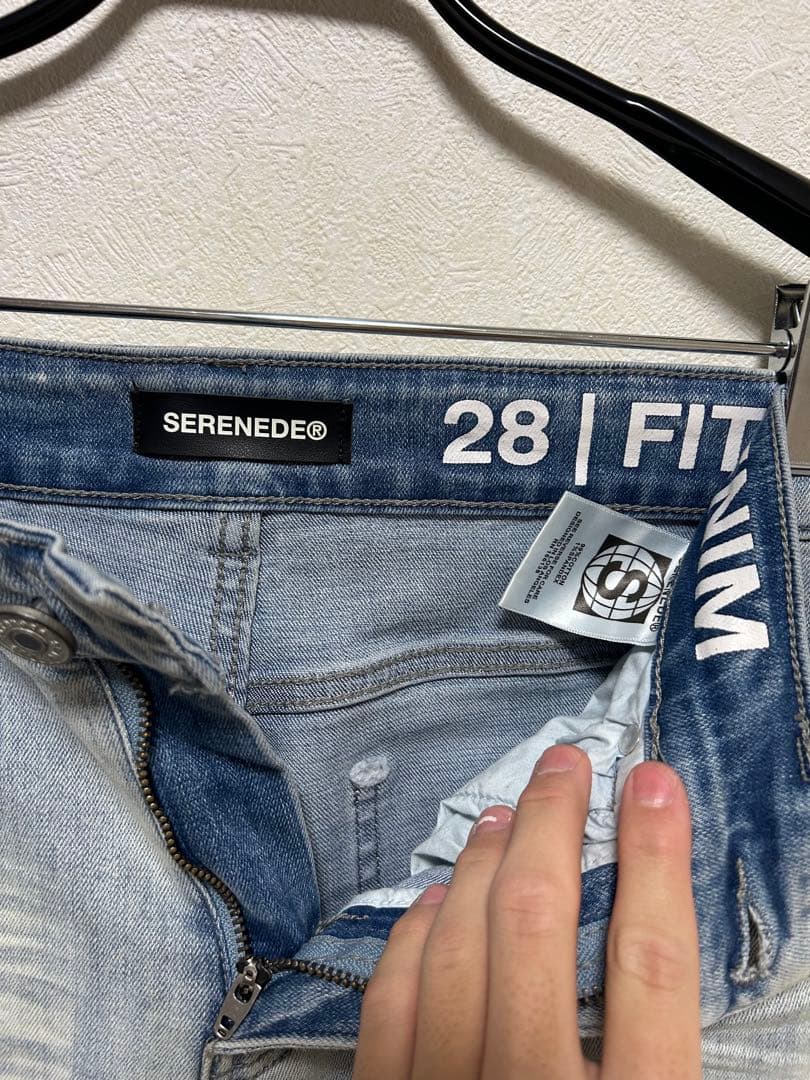 SERENEDE ダメージ加工デニム 28 日本入手不可 - メルカリ