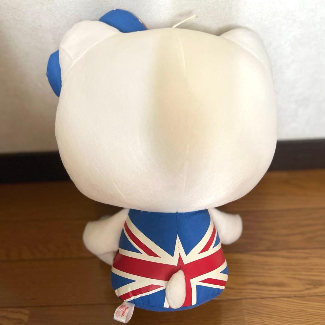 レア サンリオ ハローキティ ユニオンジャック キティちゃんぬいぐるみ