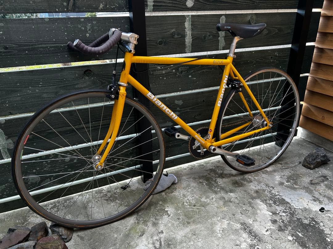 ビアンキピスタ　希少カラー　イエローピストバイク ビアンキピスタ 希少カラー イエローピストバイク ビアンキピスタ 希少