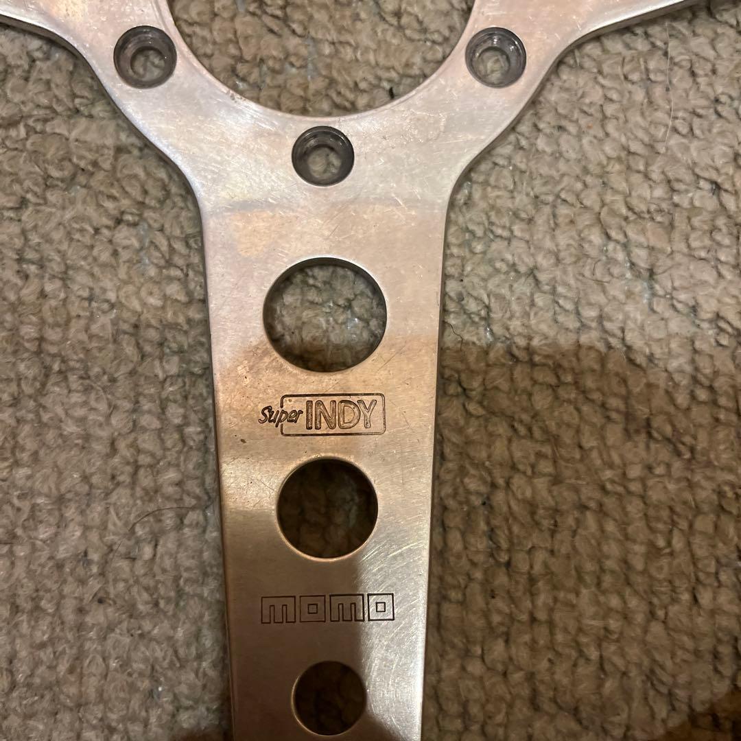 momo ウッドステアリング superINDY 06-93 モモ ハンドル - メルカリ