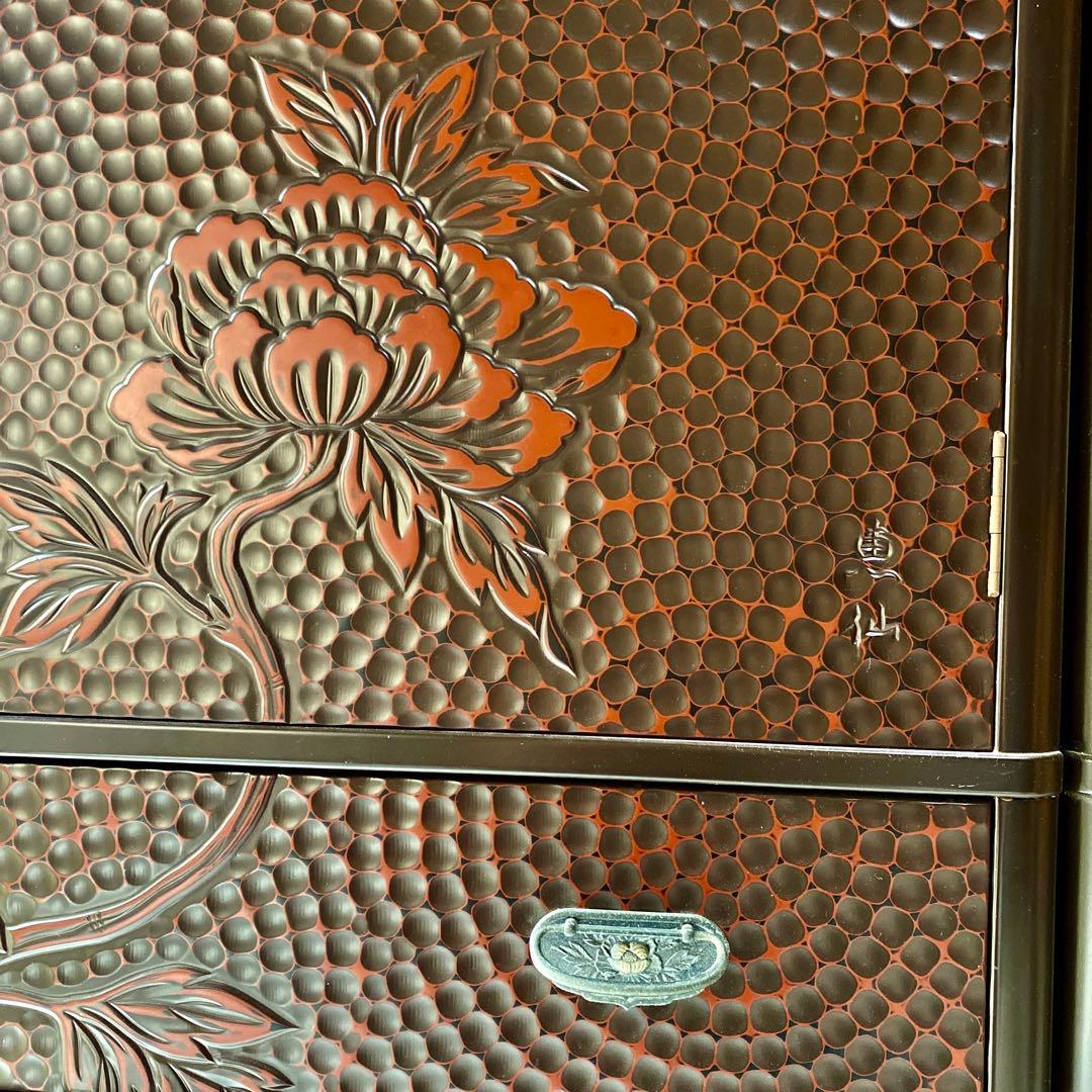 鎌倉彫り 佐藤恵仙作品 桐タンス 和箪笥 着物保管 高級 - メルカリ