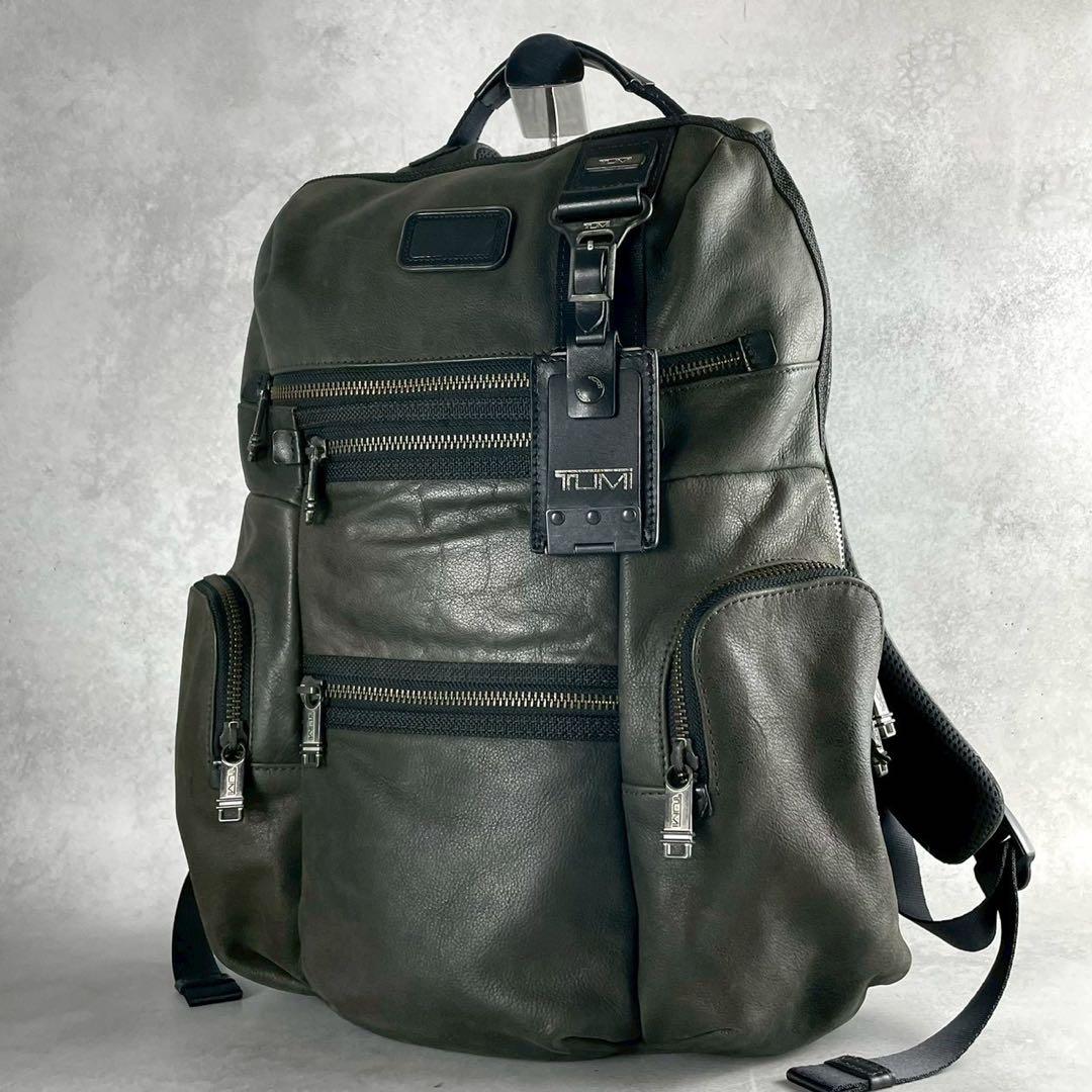 極美品 tumi トゥミ KNOX ノックス リュック バッグパック レザー