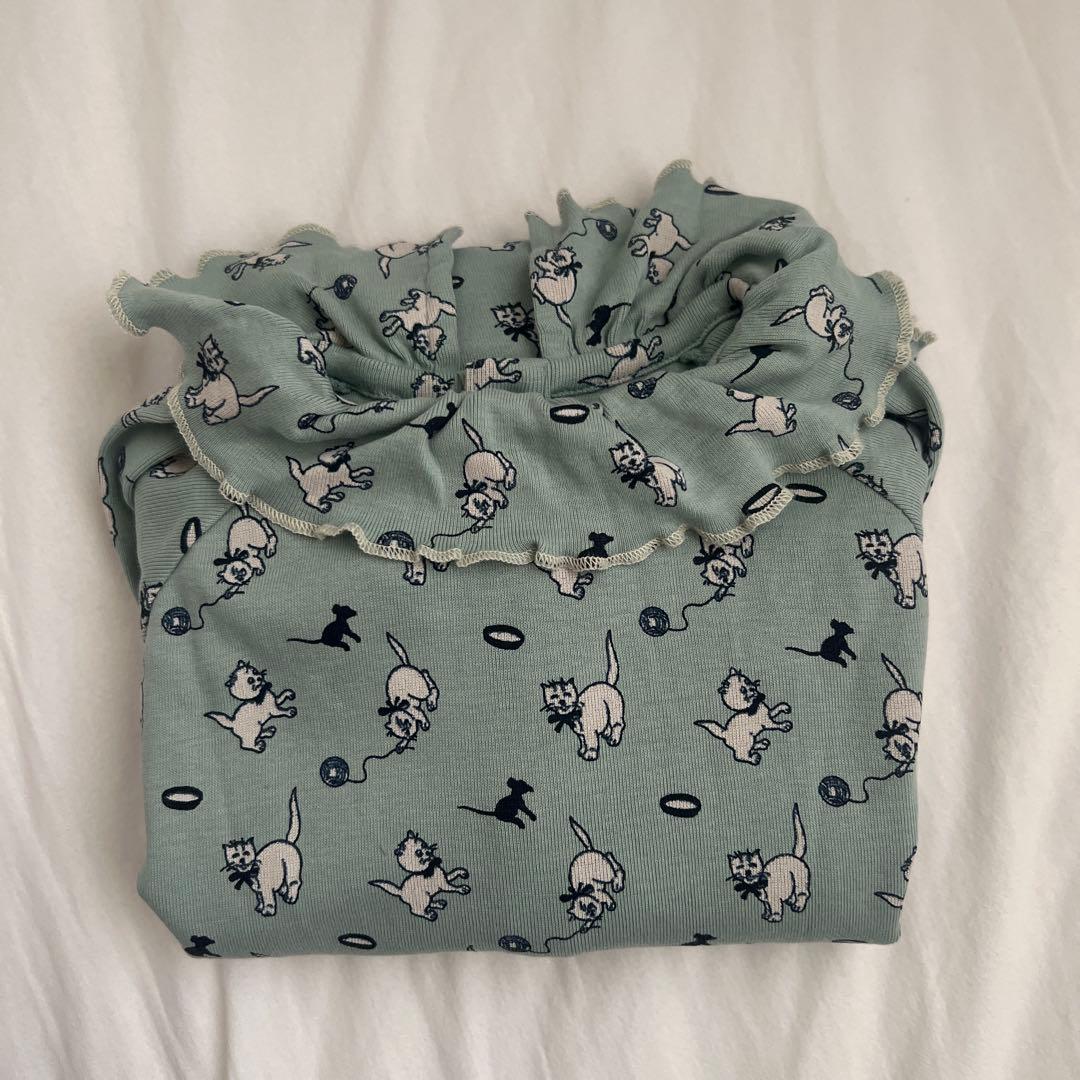 misha and puff 猫　ロンパース　18-24M misha & puff 猫ロンパ 18-24m