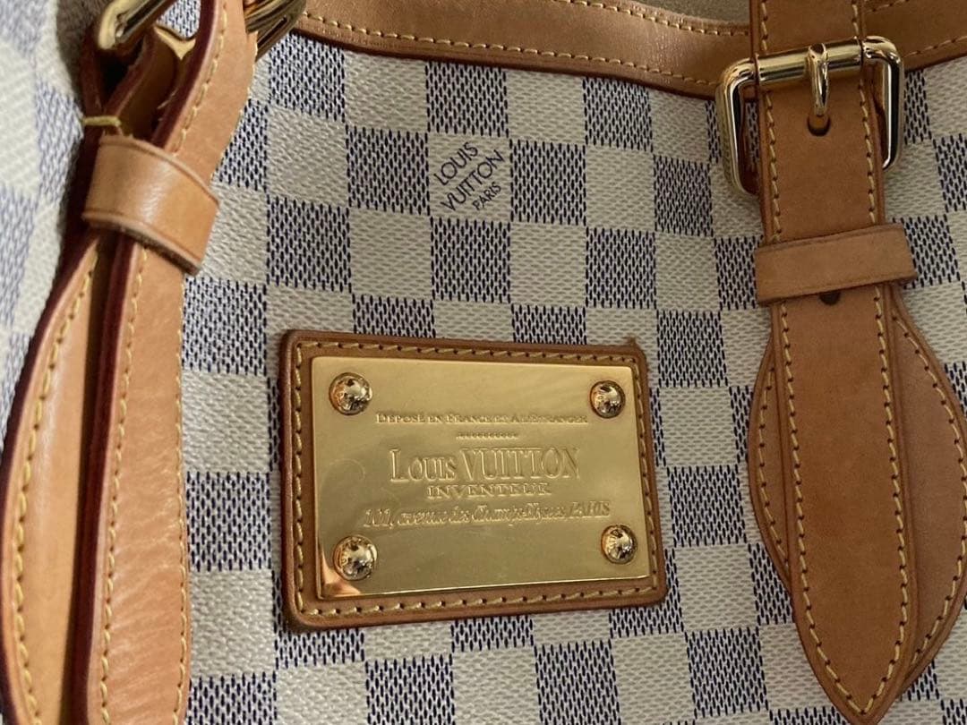 ルイヴィトン ダミエ アズール ハムステッドPM 廃盤 希少 保存袋付き