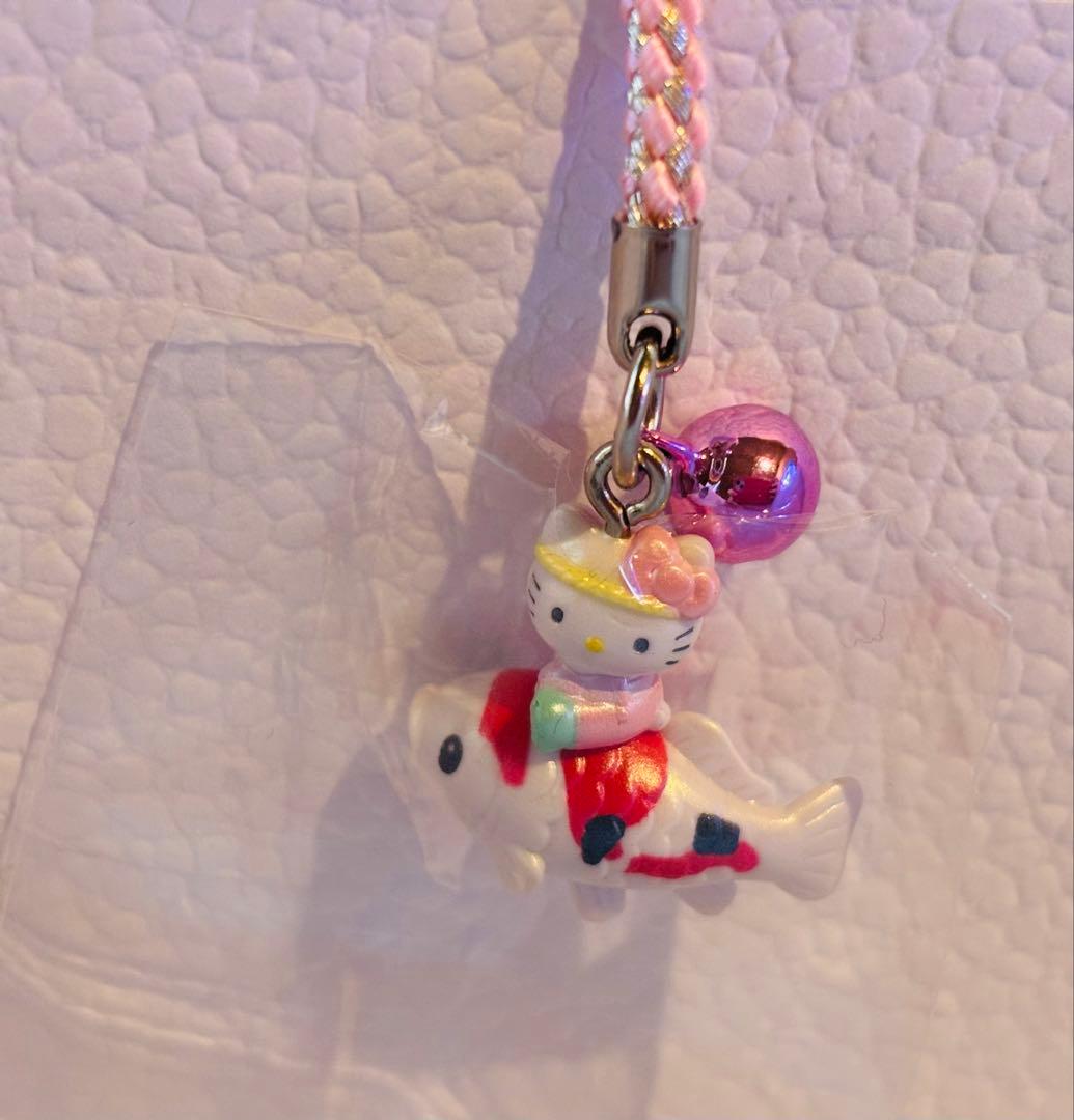 サンリオハローキティご当地根付けストラップ 新潟限定 錦鯉バージョン