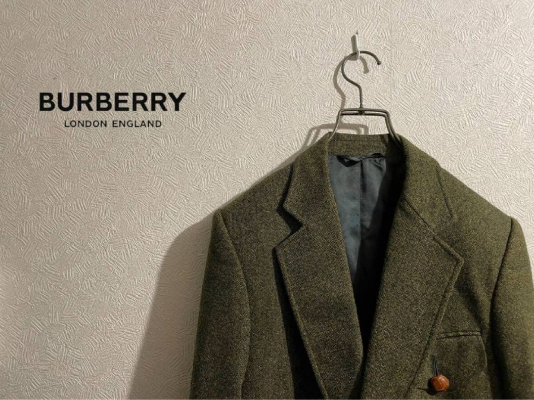 イタリア製 BURBERRY ツイード ハンティング ジャケット / バーバリー 中古・古着通販】Burberry's (バーバリーズ) ツイードジャケット