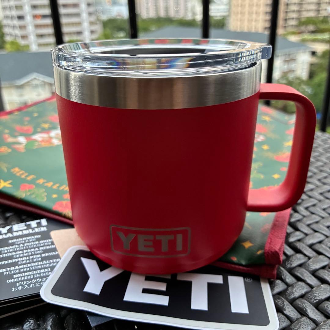 ハワイ限定】YETI ホノルルクッキーコラボ クリスマス ショッパー付 赤