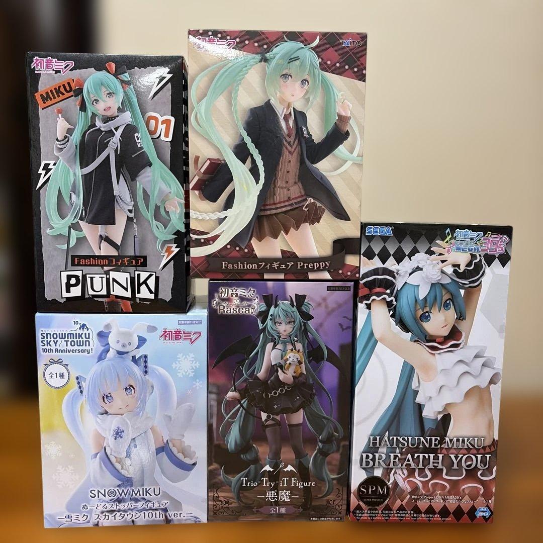 初音ミク 悪魔・Fashionフィギュア・雪ミク・プレス・ユー　5体セット 初音ミク 悪魔・Fashionフィギュア・雪ミク・プレス・ユー 5体セット