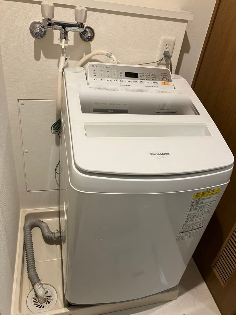 【あや】Panasonic 8.0kg 電気洗濯乾燥機（2017年製）