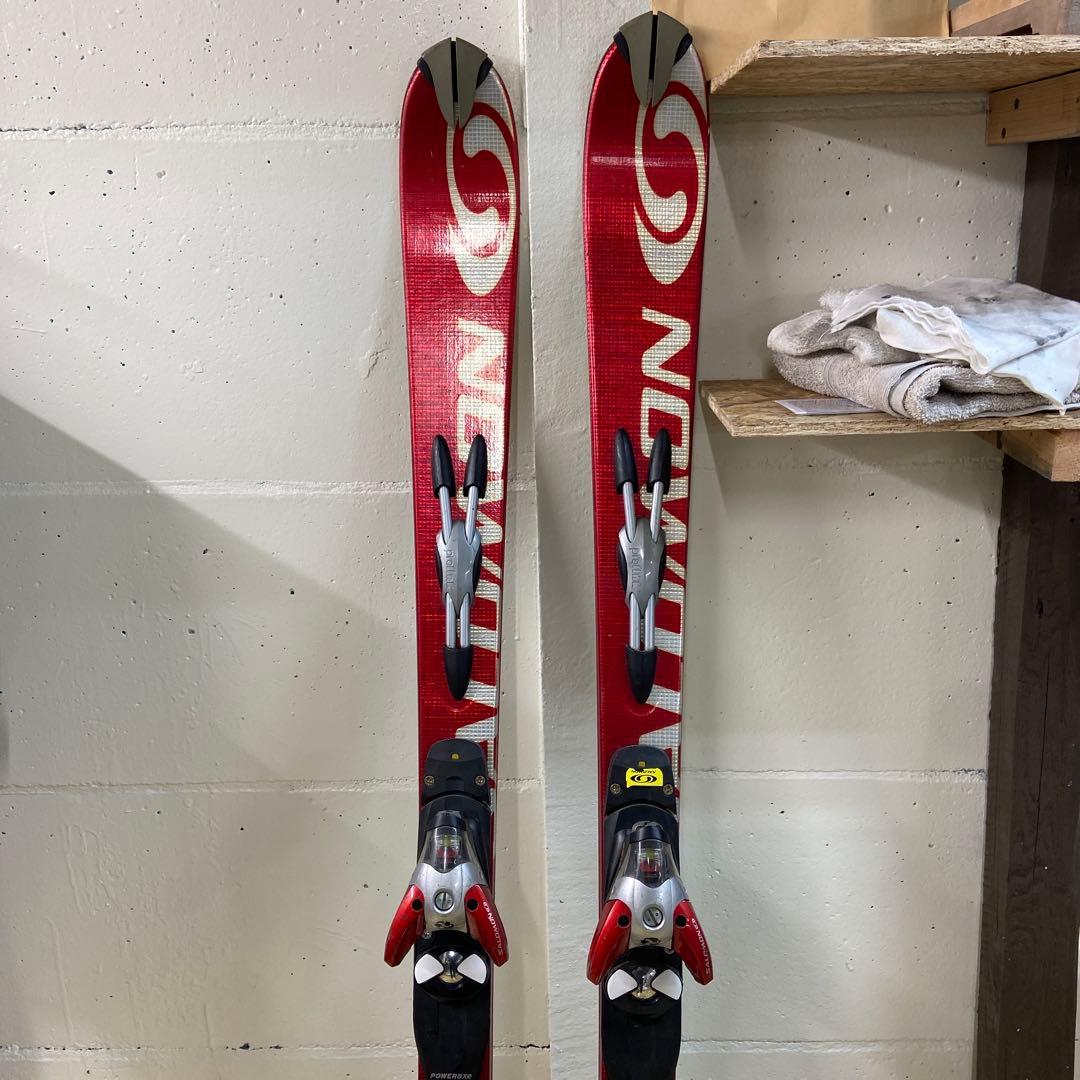 SALOMON 155センチ　スキー板 ビンディング付き SALOMON（サロモン） 日本正規品 スキー 板 ビンディング 金具 17-18