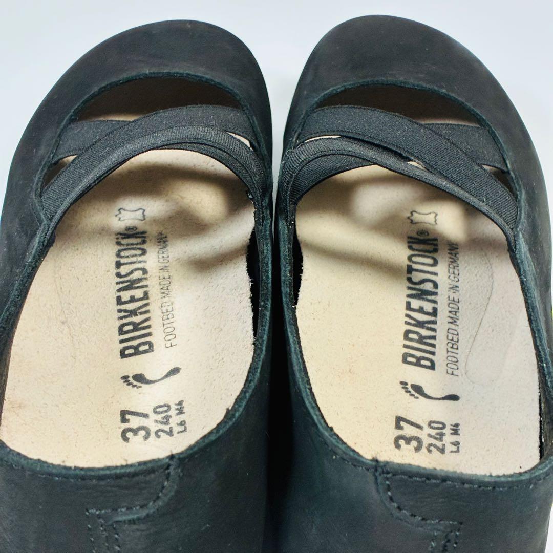 超美品】ビルケンシュトック サンタアナ バレエシューズ 黒 37