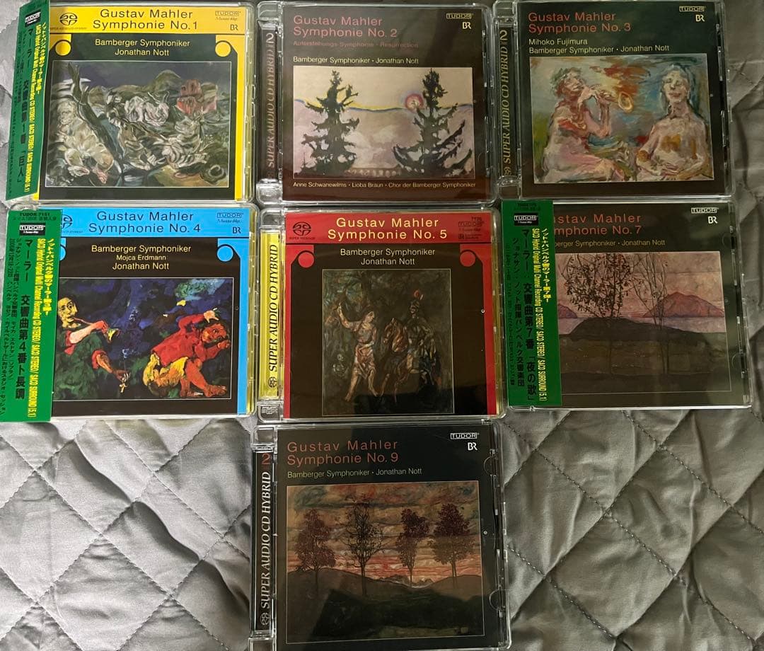 マーラー　交響曲集（1,2,3,4,5,7,9)ノット/バンベルク SACD 交響曲全集（第1～9番） ジョナサン・ノット&バンベルク交響楽団