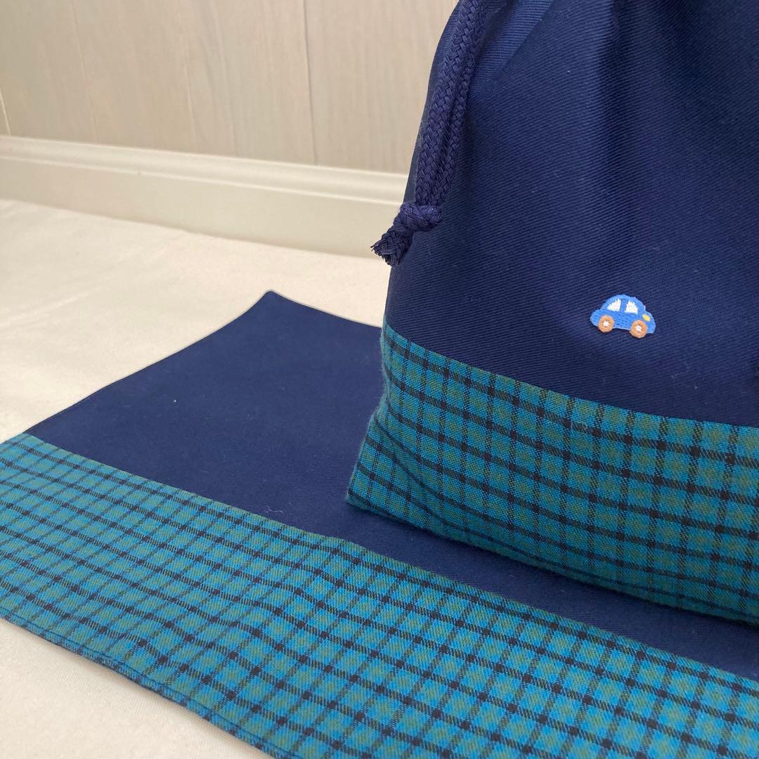 受注【現品限り】《ファミリアワッペン使用》通園通学グッズ　5点セット　クローバー