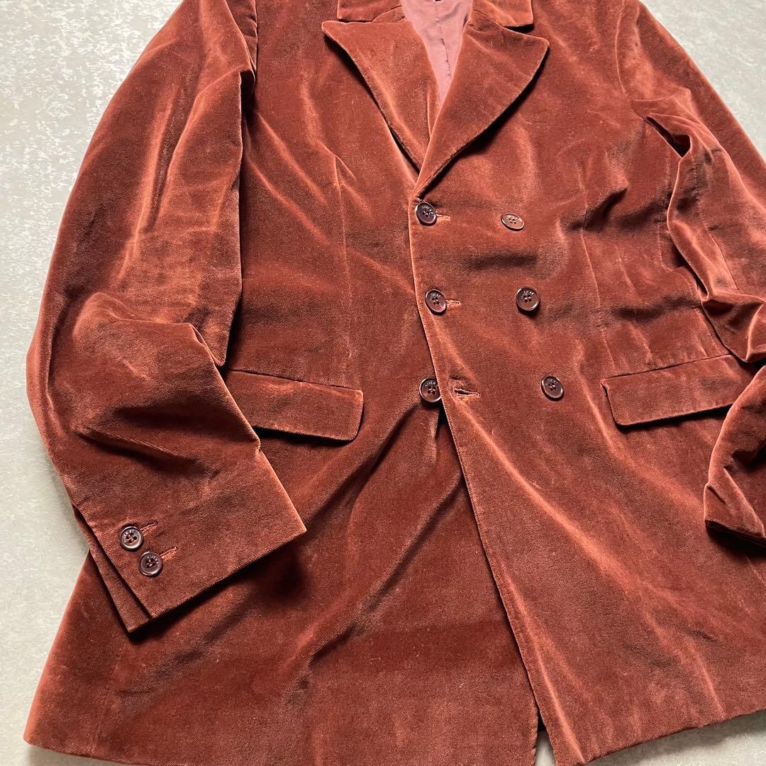 aj様専用フランス製A.P.C. ベロアダブルテーラードジャケット ワイン