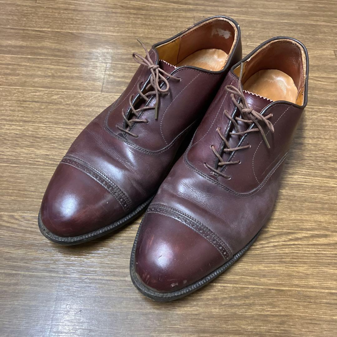 Alden ダークブラウン ドレスシューズサイズ11ハーフBワイズ Alden Dark Brown Suede PTB – BROGUE