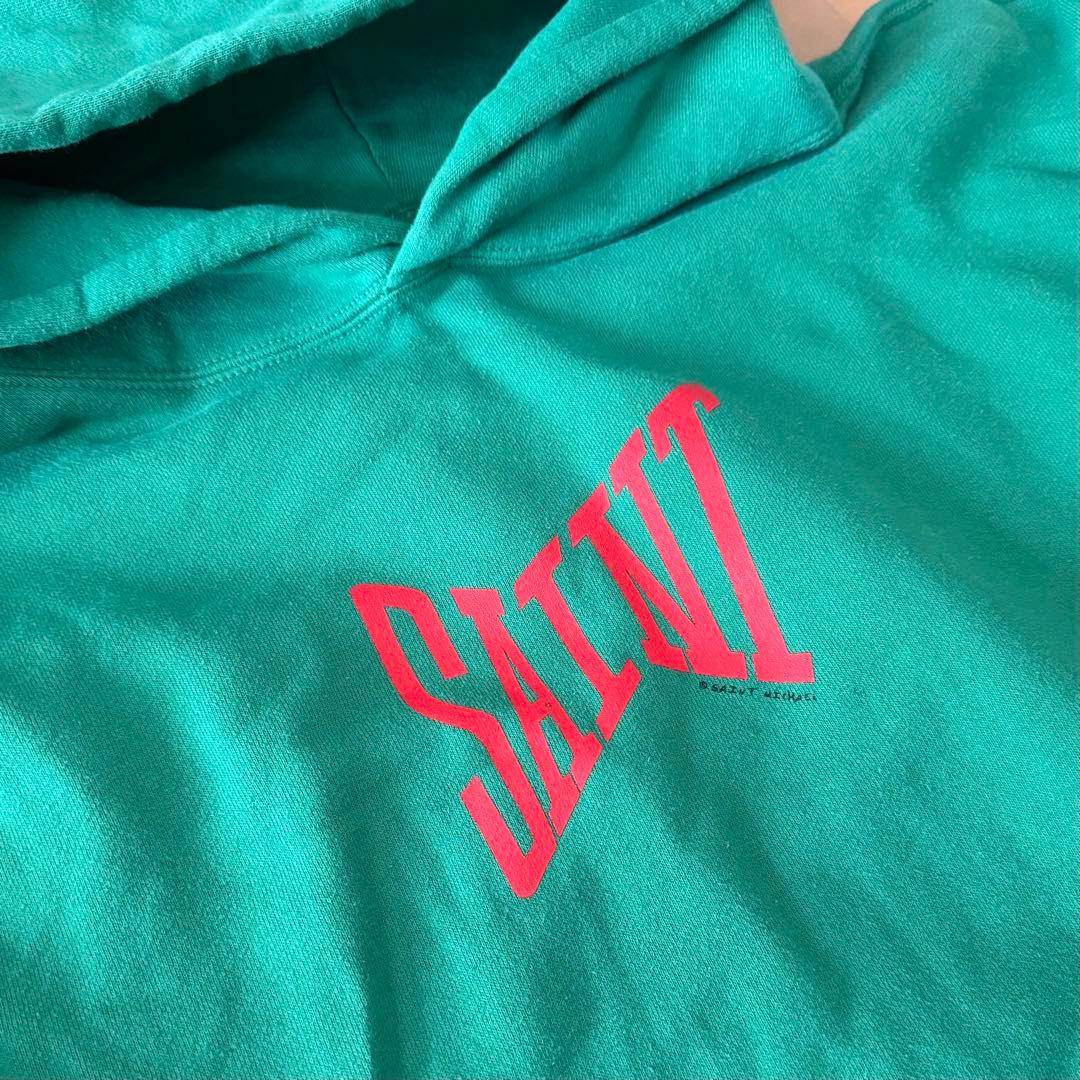 セントマイケル スウェット セットアップ グリーン 上XLサイズ 下M