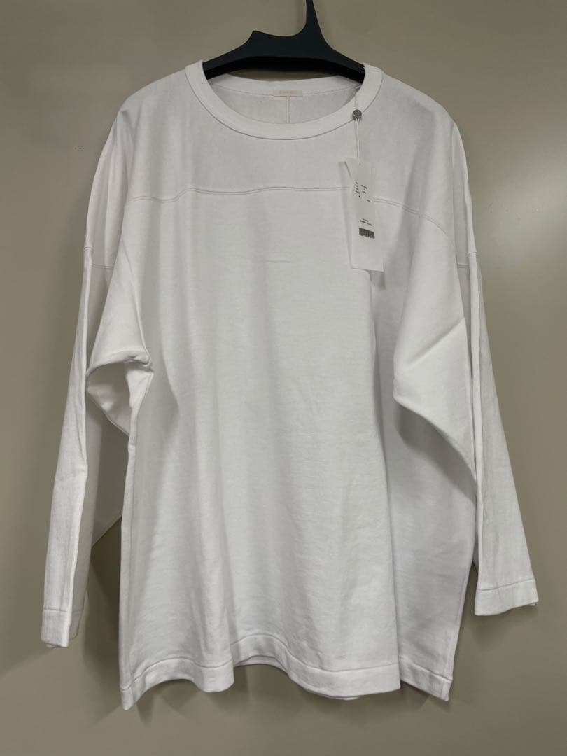 新品COMOLI フットボールTシャツ　3 COMOLI (コモリ) フットボールTシャツ