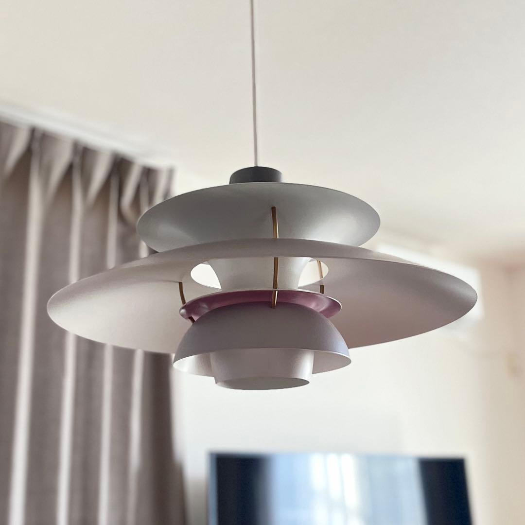 美品 ルイスポールセン PH5 グレーグラデーション ペンダントライト