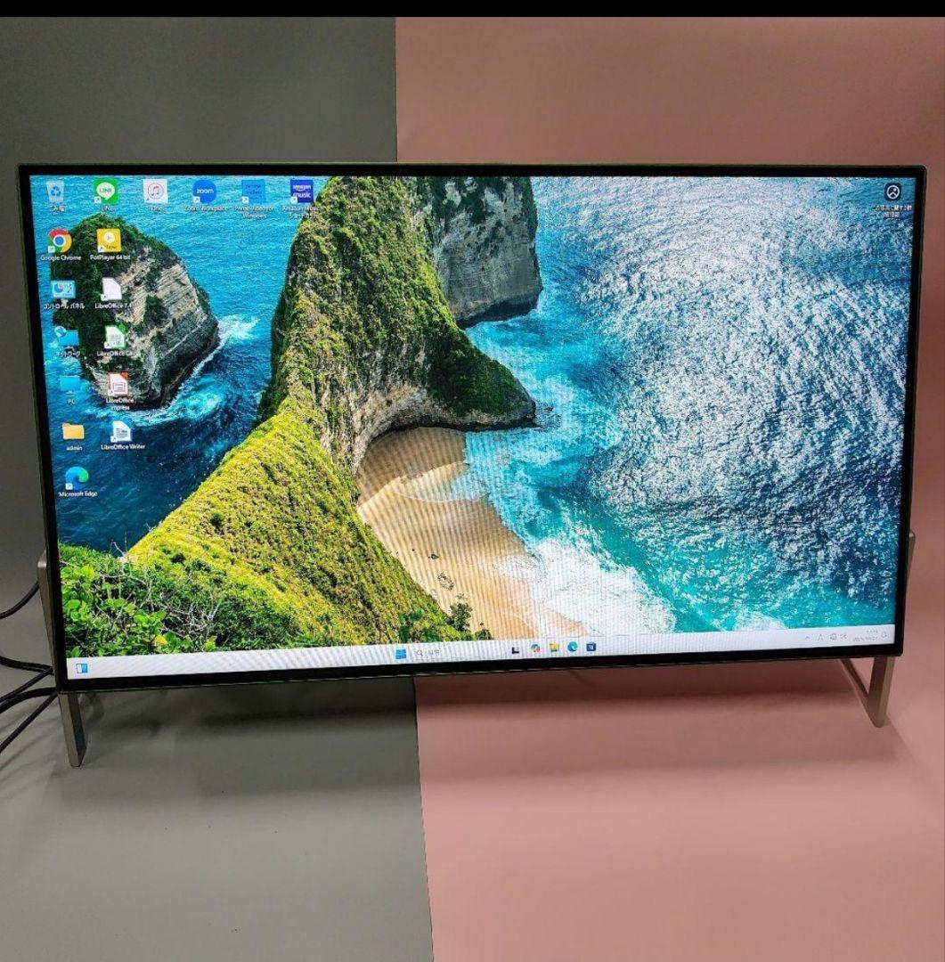 大画面 Windows11 オフィス付き　爆速SSD デスクトップPC 爆買限定値引 ディスプレイ モニター 付き デスクトップ PC 新品