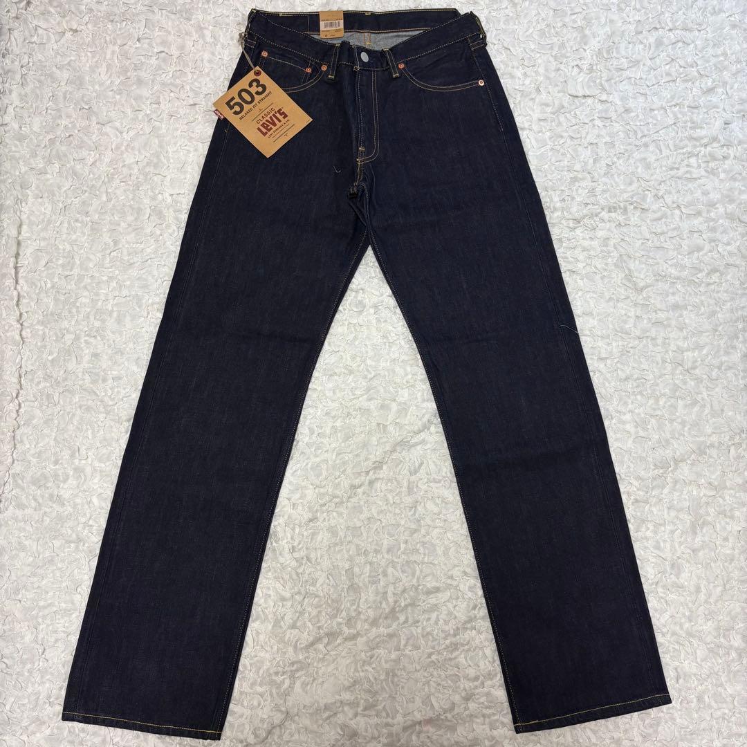 新品デッドストック LEVIS 503-0202 赤耳 セルビッジデニムパンツ